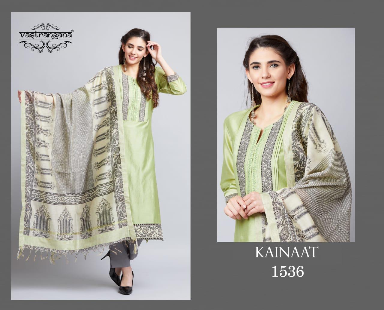 Kainaat By Vastrangana 1529 To 1542 Series Beautiful Colorful Fancy Stylish Casual Wear & Ethnic Wear Fancy Embroidery Dresses At Wholesale Price