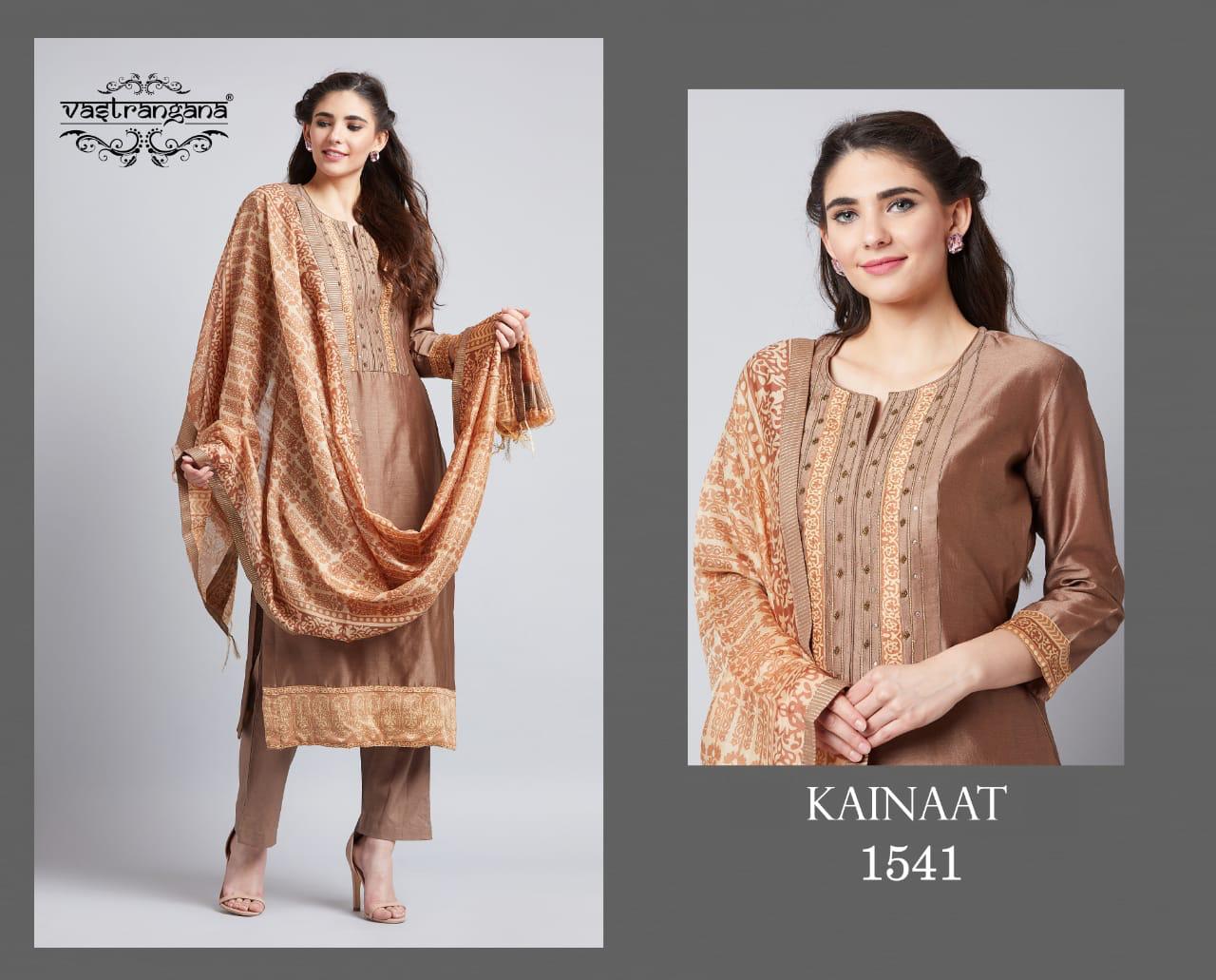 Kainaat By Vastrangana 1529 To 1542 Series Beautiful Colorful Fancy Stylish Casual Wear & Ethnic Wear Fancy Embroidery Dresses At Wholesale Price