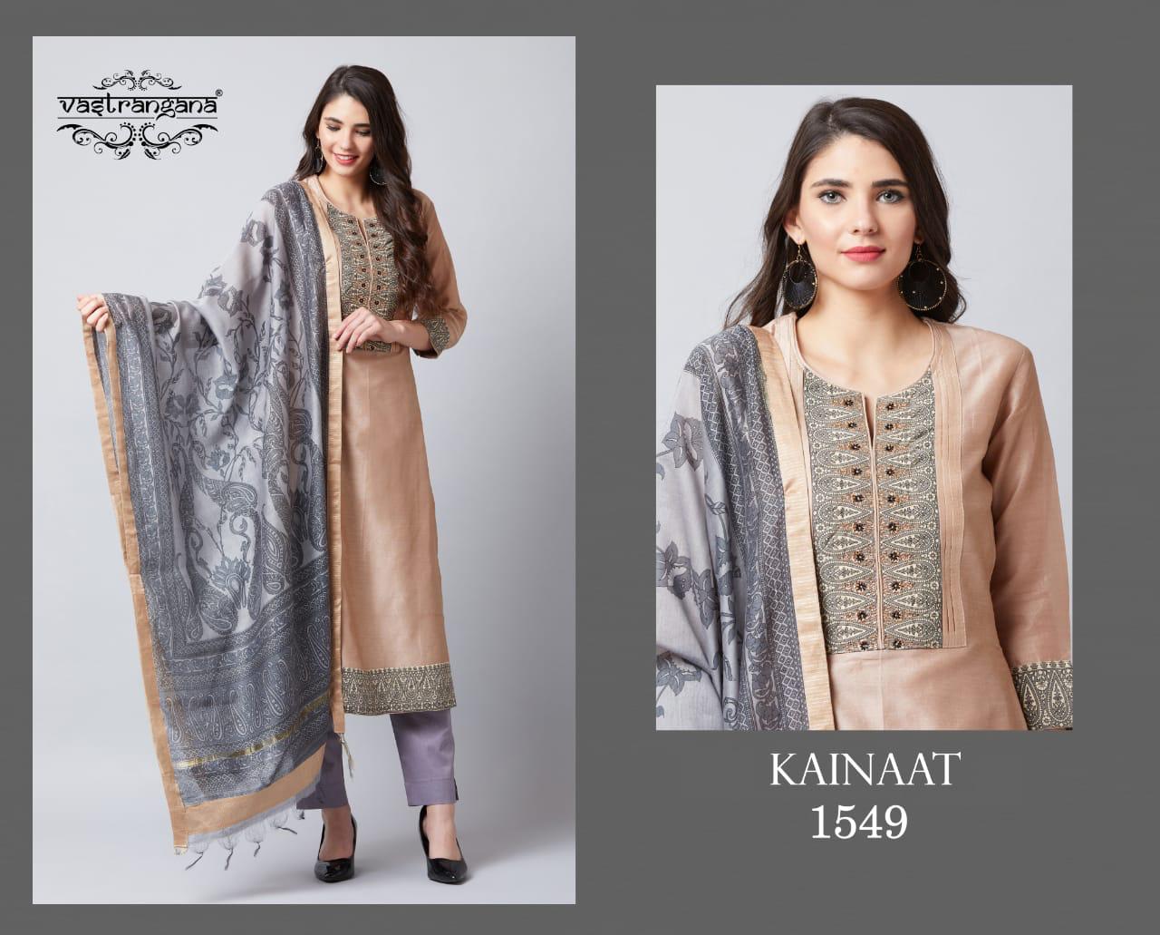 Kainaat By Vastrangana 1529 To 1542 Series Beautiful Colorful Fancy Stylish Casual Wear & Ethnic Wear Fancy Embroidery Dresses At Wholesale Price