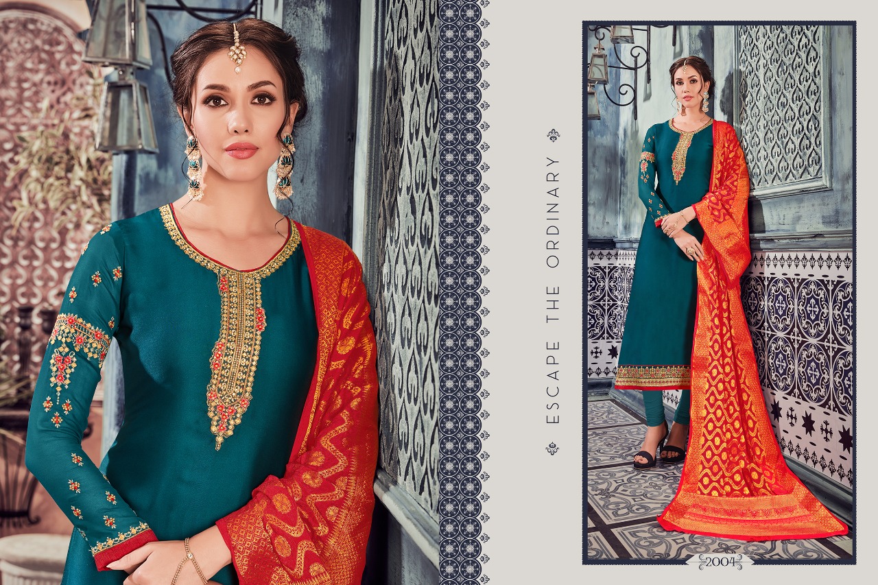 Veera Vol-2 By Amirah 2001 To 2007 Series Designer Festive Suits Collection Beautiful Stylish Fancy Colorful Party Wear & Occasional Wear Satin Georgette Embroidered Dresses At Wholesale Price