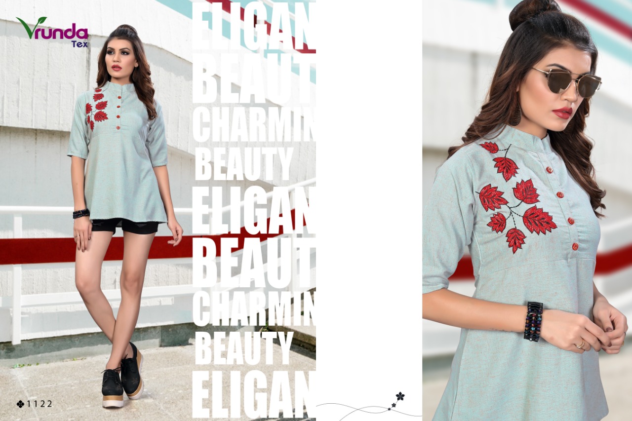 Veera By Vrunda Tex 1121 To 1126 Series Indian Traditional Wear Collection Beautiful Stylish Fancy Colorful Party Wear & Occasional Wear Cotton Kurtis At Wholesale Price