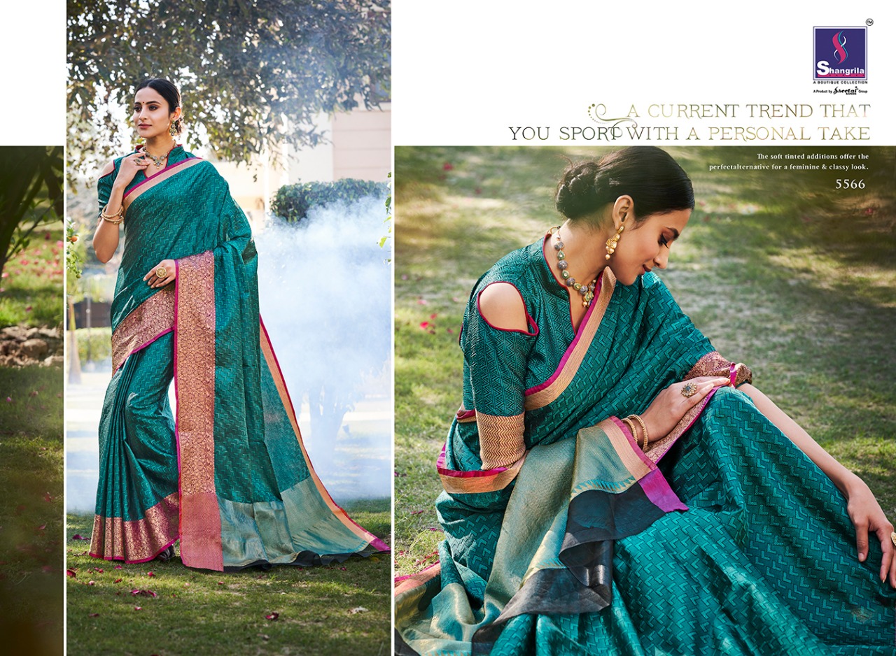 Vibhavari By Shangrila Sarees 5561 To 5572 Series Indian Traditional Wear Collection Beautiful Stylish Fancy Colorful Party Wear & Occasional Wear Pure Banarasi Silk Sarees At Wholesale Price