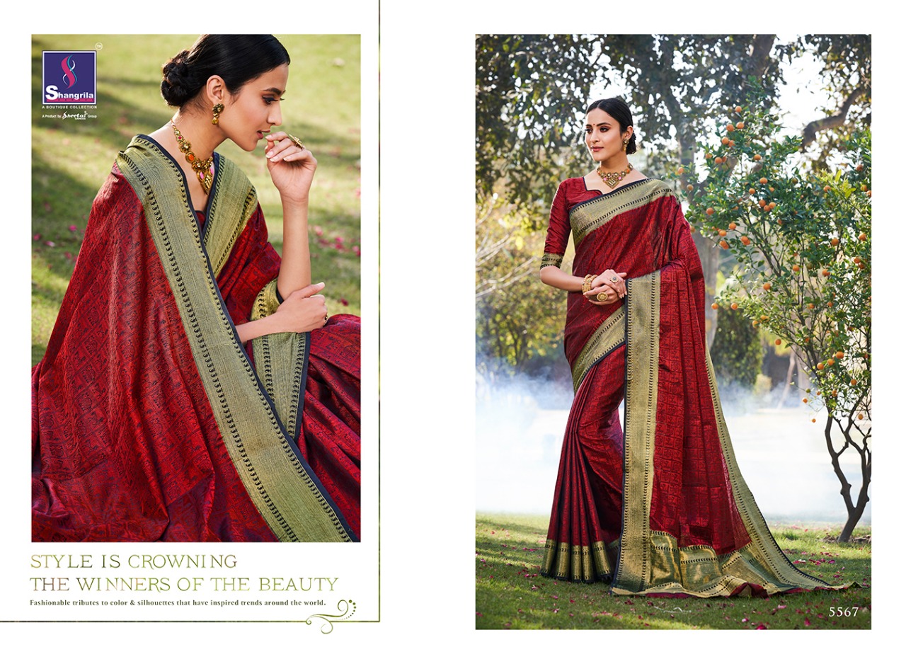 Vibhavari By Shangrila Sarees 5561 To 5572 Series Indian Traditional Wear Collection Beautiful Stylish Fancy Colorful Party Wear & Occasional Wear Pure Banarasi Silk Sarees At Wholesale Price