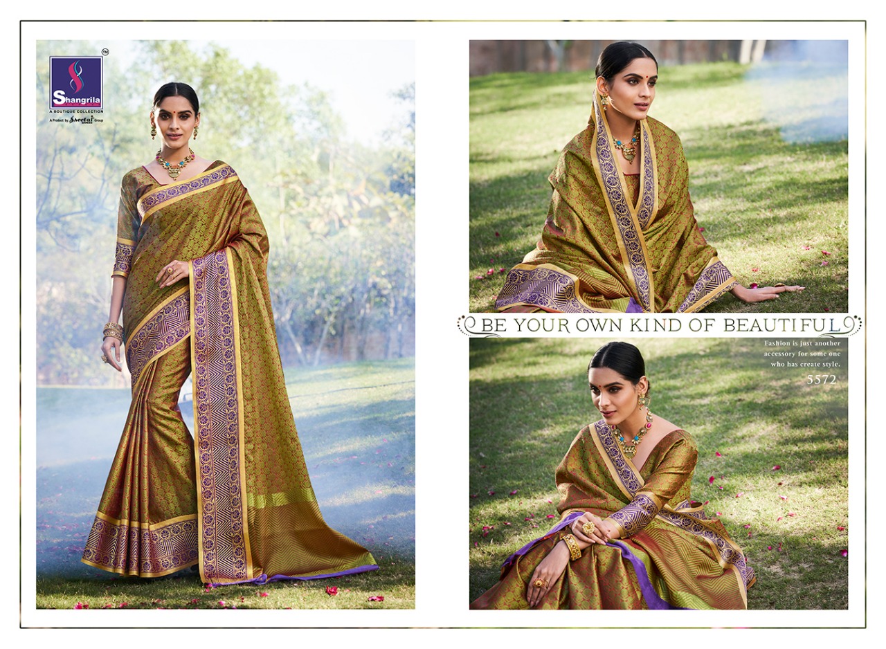 Vibhavari By Shangrila Sarees 5561 To 5572 Series Indian Traditional Wear Collection Beautiful Stylish Fancy Colorful Party Wear & Occasional Wear Pure Banarasi Silk Sarees At Wholesale Price