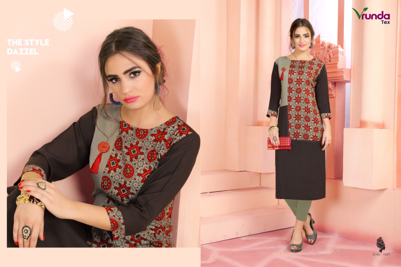 Victoria By Vrunda Tex 1041 To 1408 Beautiful Stylish Fancy Colorful Casual Wear & Ethnic Wear & Ready To Wear Heavy Rayon Printed Kurtis At Wholesale Price