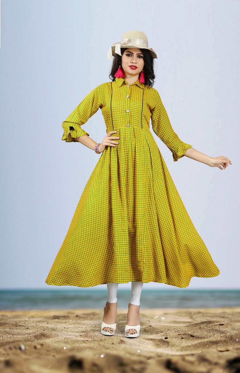 Victory Vol-2 By Cygnus 1071 To 1076 Series Beautiful Colorful Stylish Fancy Casual Wear & Ethnic Wear & Ready To Wear Heavy Rayon Printed Kurtis At Wholesale Price