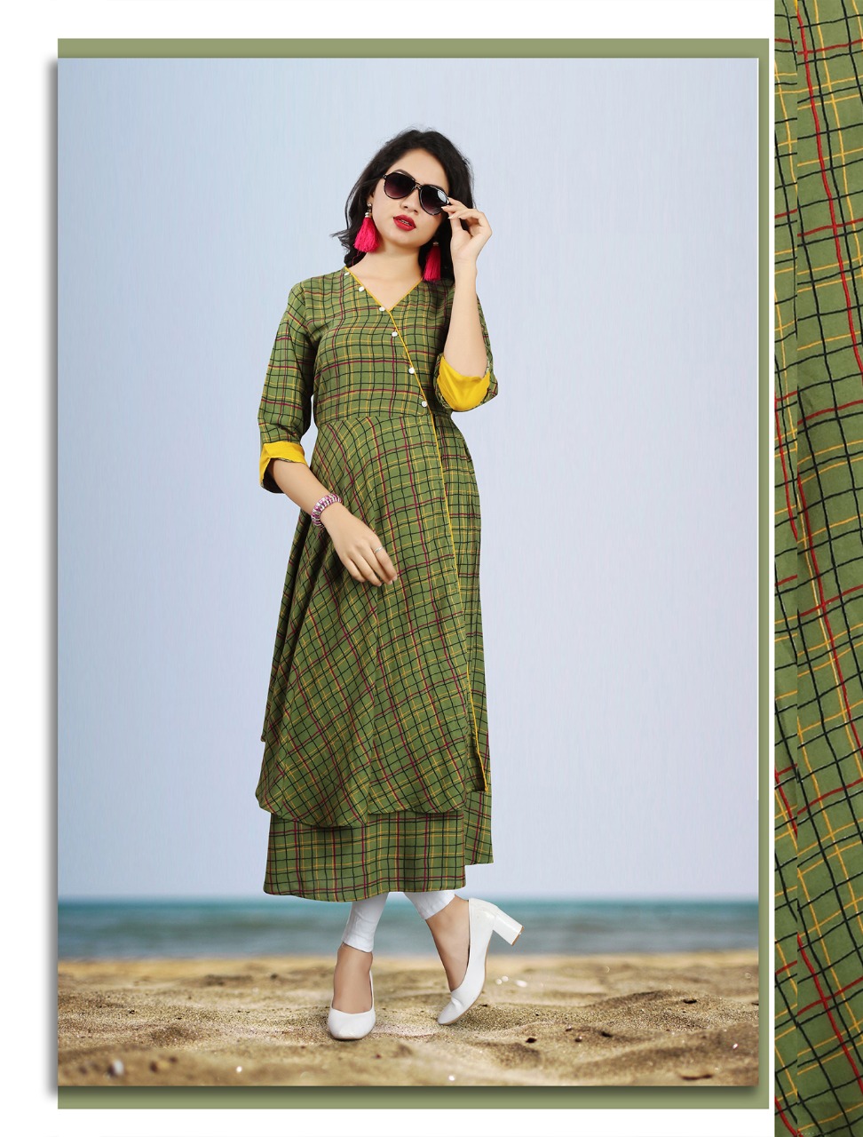 Victory Vol-2 By Cygnus 1071 To 1076 Series Beautiful Colorful Stylish Fancy Casual Wear & Ethnic Wear & Ready To Wear Heavy Rayon Printed Kurtis At Wholesale Price