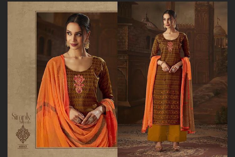 Vintage By Sb Trendz 4081 To 4090 Series Pakistani Suits Beautiful Stylish Fancy Colorful Designer Party Wear & Ethnic Wear Pure Jam Cotton Printed Dresses At Wholesale Price