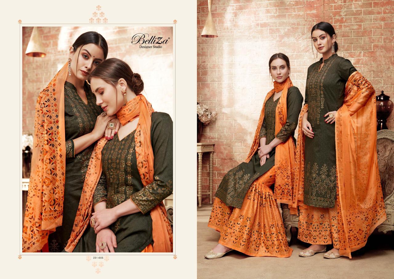 Viva By Belliza 231-001 To 231-010 Series Indian Traditional Wear Collection Beautiful Stylish Fancy Colorful Party Wear & Wear Pure Jam Cotton Satin Digital Printed Dress At Wholesale Price