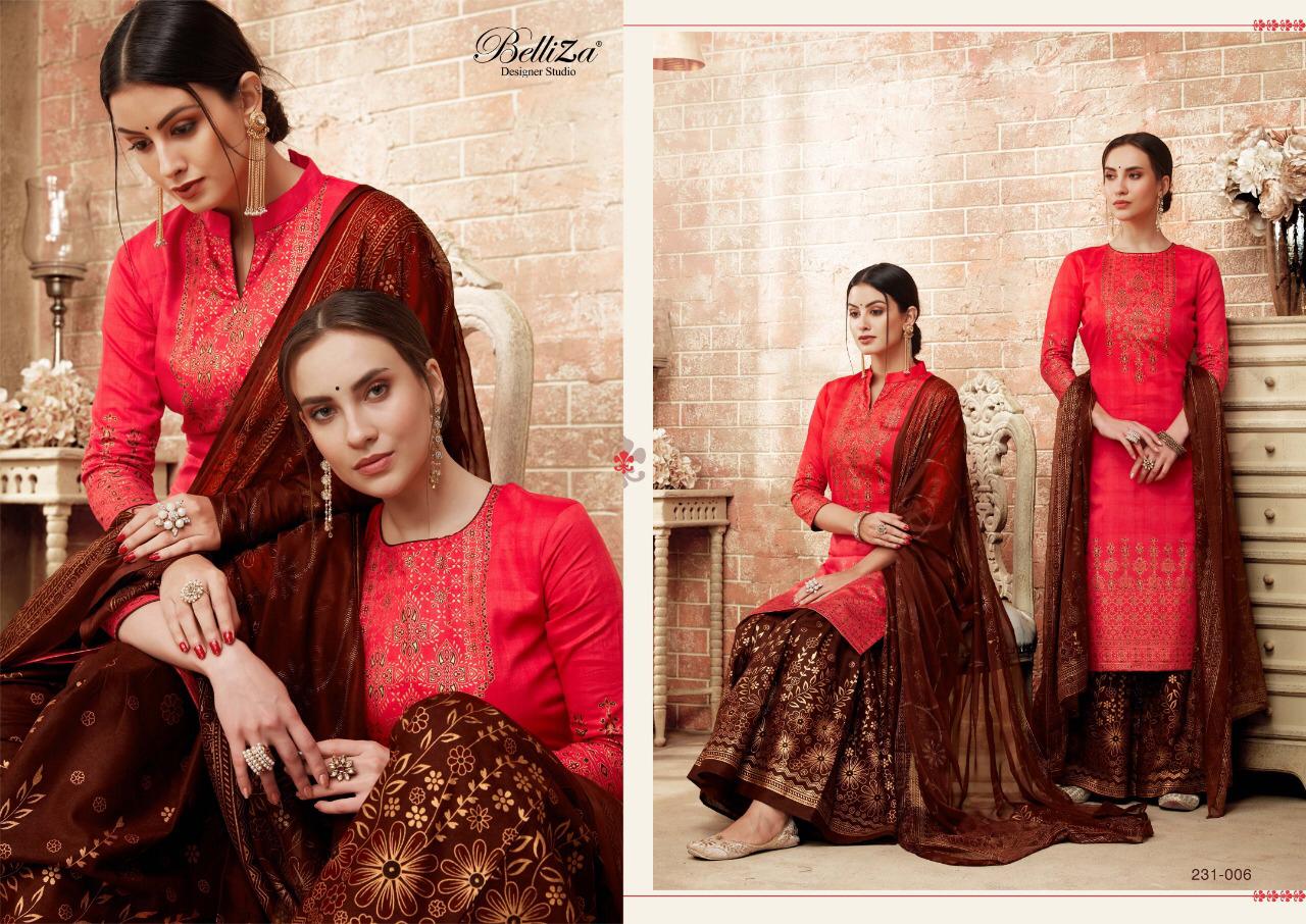 Viva By Belliza 231-001 To 231-010 Series Indian Traditional Wear Collection Beautiful Stylish Fancy Colorful Party Wear & Wear Pure Jam Cotton Satin Digital Printed Dress At Wholesale Price