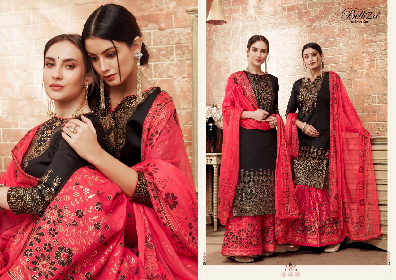 Viva By Belliza 231-001 To 231-010 Series Indian Traditional Wear Collection Beautiful Stylish Fancy Colorful Party Wear & Wear Pure Jam Cotton Satin Digital Printed Dress At Wholesale Price