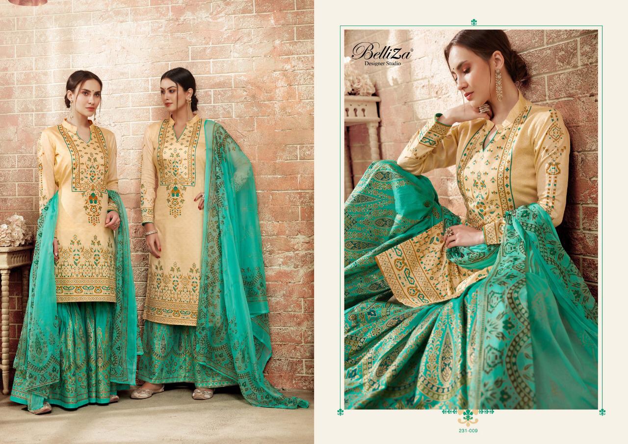 Viva By Belliza 231-001 To 231-010 Series Indian Traditional Wear Collection Beautiful Stylish Fancy Colorful Party Wear & Wear Pure Jam Cotton Satin Digital Printed Dress At Wholesale Price