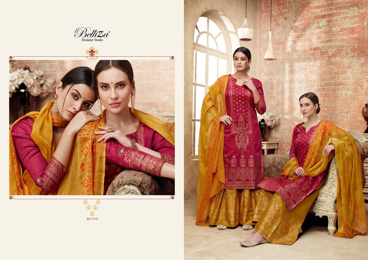 Viva By Belliza 231-001 To 231-010 Series Indian Traditional Wear Collection Beautiful Stylish Fancy Colorful Party Wear & Wear Pure Jam Cotton Satin Digital Printed Dress At Wholesale Price