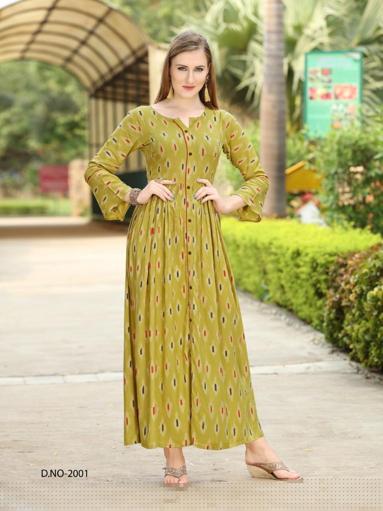 Wardrobe Vol-4 By Amaaya Garments 2001 To 2007 Series Beautiful Stylish Fancy Colorful Casual Wear & Ready To Wear & Ethnic Rayon Printed Kurtis At Wholesale Price