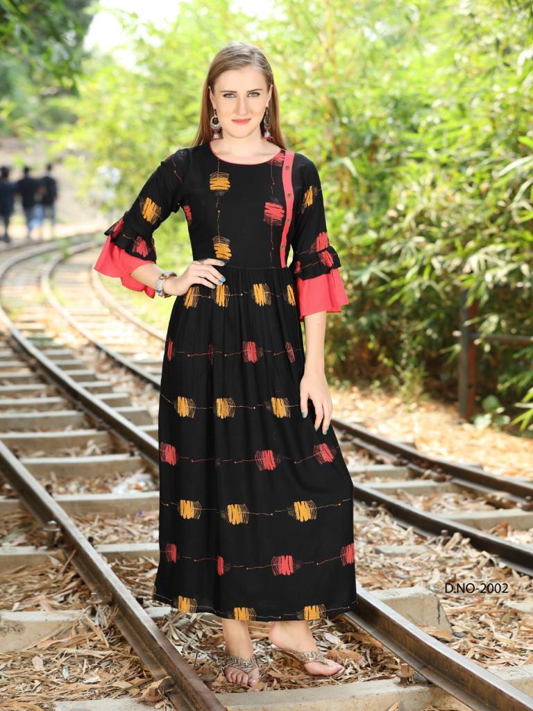 Wardrobe Vol-4 By Amaaya Garments 2001 To 2007 Series Beautiful Stylish Fancy Colorful Casual Wear & Ready To Wear & Ethnic Rayon Printed Kurtis At Wholesale Price