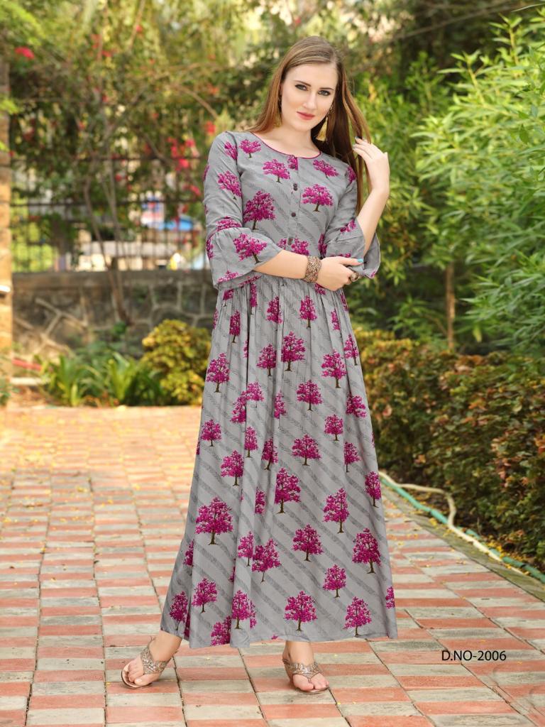 Wardrobe Vol-4 By Amaaya Garments 2001 To 2007 Series Beautiful Stylish Fancy Colorful Casual Wear & Ready To Wear & Ethnic Rayon Printed Kurtis At Wholesale Price