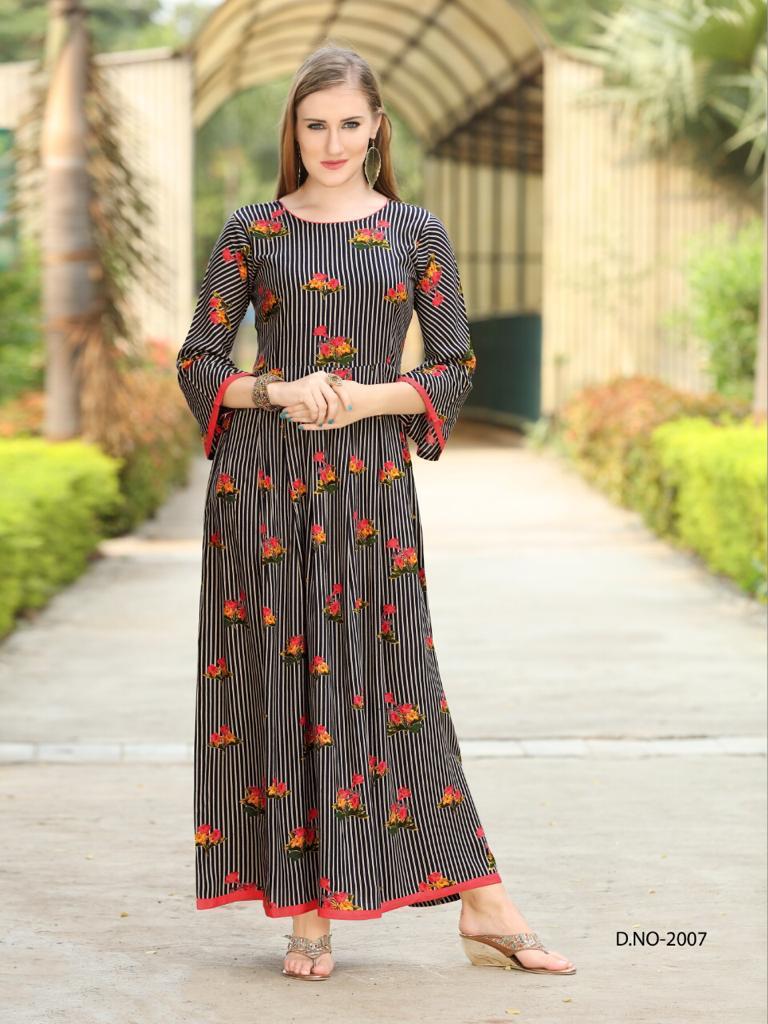 Wardrobe Vol-4 By Amaaya Garments 2001 To 2007 Series Beautiful Stylish Fancy Colorful Casual Wear & Ready To Wear & Ethnic Rayon Printed Kurtis At Wholesale Price