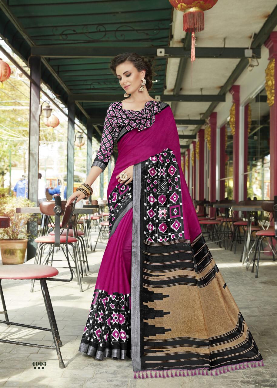 Weaves Zoya Silk By Fashid Wholesale 4001 To 4012 Series Indian Traditional Wear Collection Beautiful Stylish Fancy Colorful Party Wear & Occasional Wear Linen Sarees At Wholesale Price