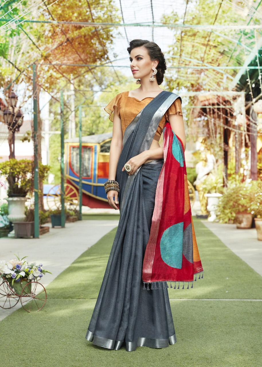 Weaves Zoya Silk By Fashid Wholesale 4001 To 4012 Series Indian Traditional Wear Collection Beautiful Stylish Fancy Colorful Party Wear & Occasional Wear Linen Sarees At Wholesale Price