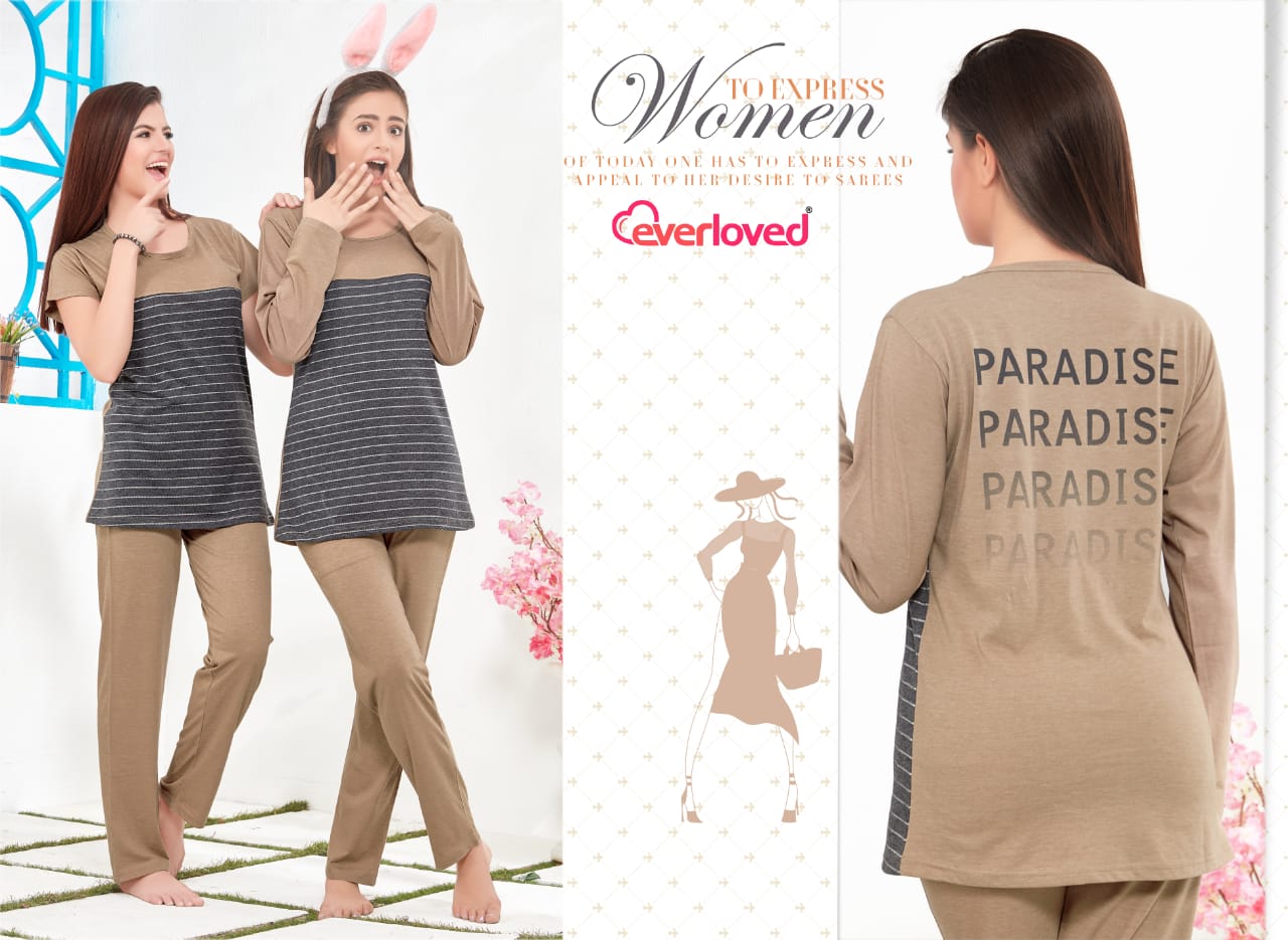Whatsup By Everloved 10 To 110 Series Beautiful Colorful Stylish Fancy Casual Wear & Ready To Wear Shinker Shekhani Night Suits At Wholesale Price