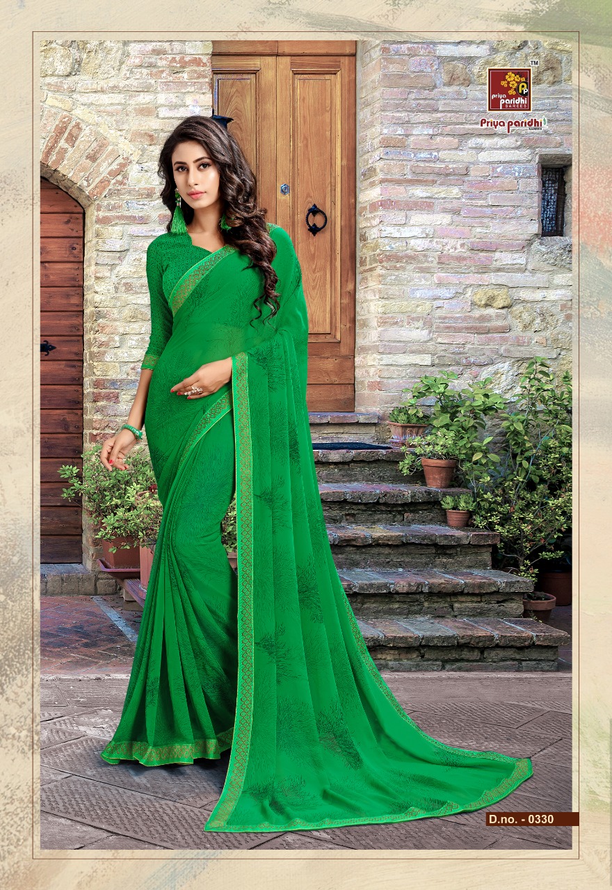 Yuvti Vol-20 By Priya Paridhi 0321 To 0332 Series Indian Traditional Wear Collection Beautiful Stylish Fancy Colorful Party Wear & Occasional Wear Georgette Printed Sarees At Wholesale Price