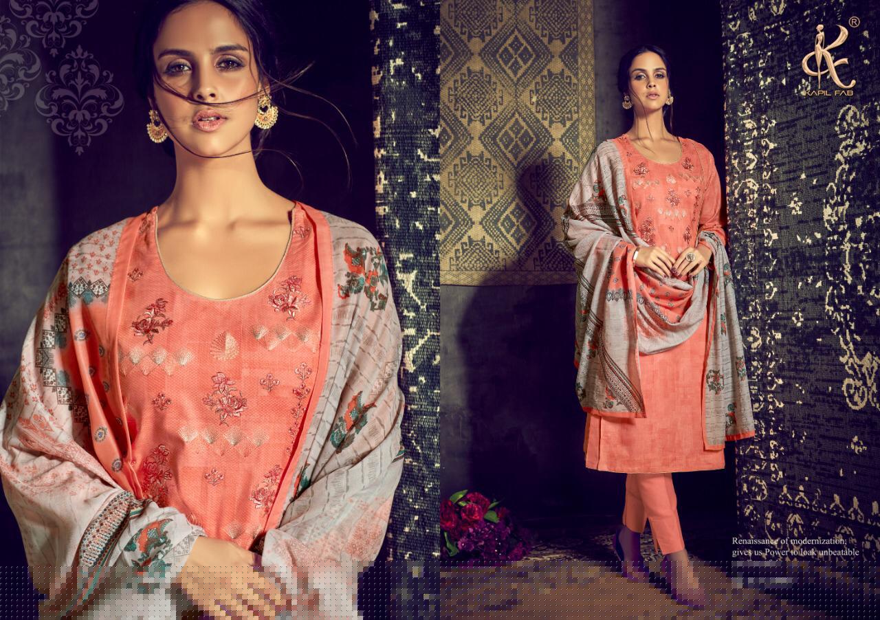 Zahira By Kapil Fab 60001 To 60008 Series Beautiful Suits Colorful Stylish Fancy Colorful Casual Wear & Ethnic Wear Cambric Cotton Print With Embroidery Work Dresses At Wholesale Price