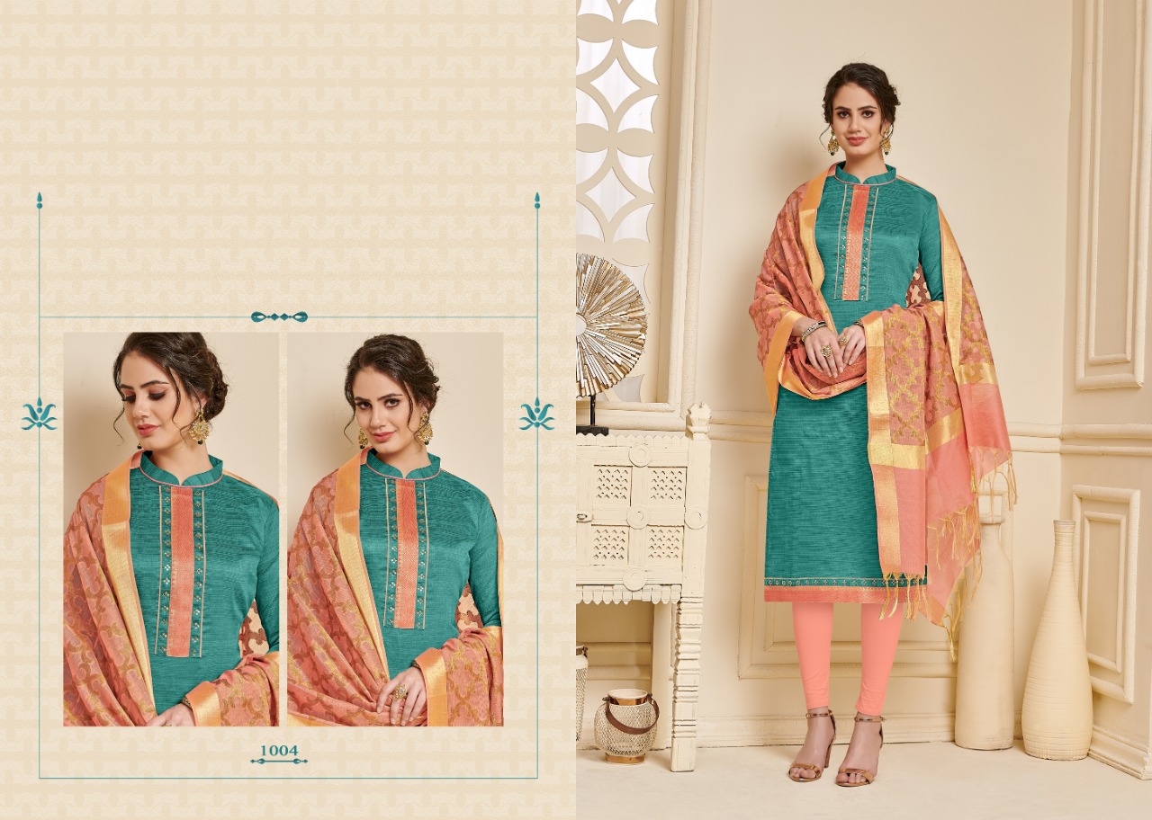 Zalak By Ravi Creation 1001 To 1012 Series Designer Suits Collection Beautiful Stylish Fancy Colorful Party Wear & Occasional Wear Banarasi Silk Dresses At Wholesale Price