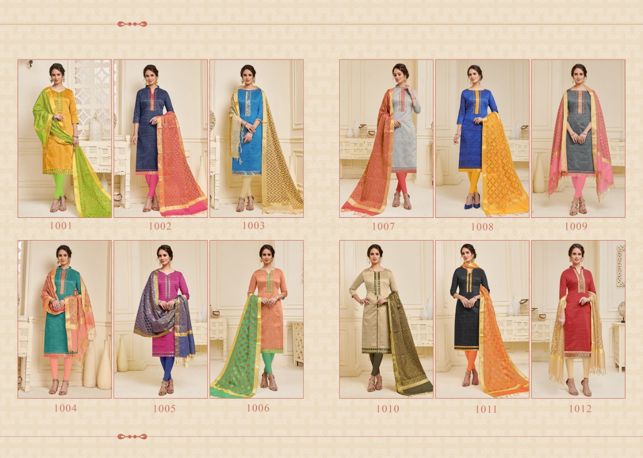 Zalak By Ravi Creation 1001 To 1012 Series Designer Suits Collection Beautiful Stylish Fancy Colorful Party Wear & Occasional Wear Banarasi Silk Dresses At Wholesale Price