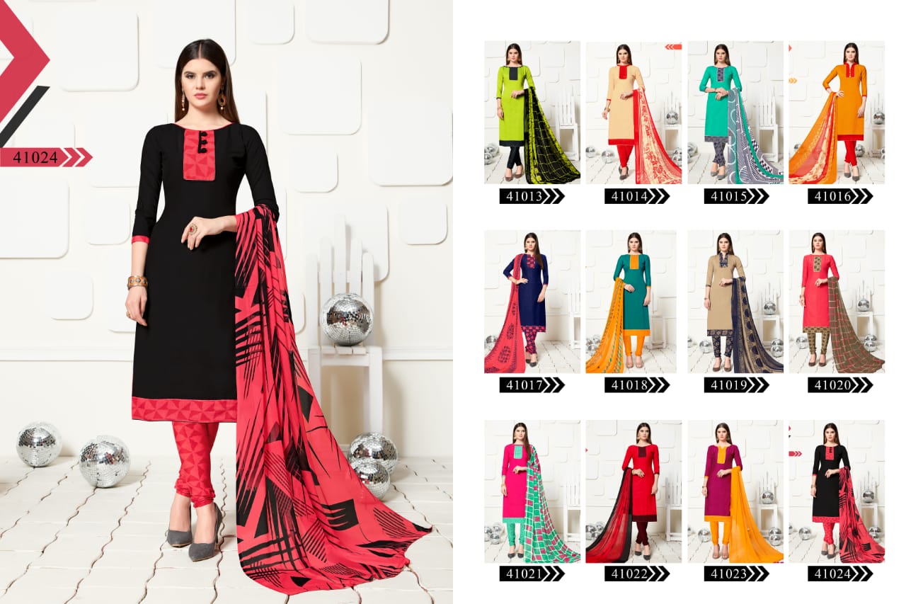 Zara Vol-41 By Best Choice 41013 To 41024 Series Designer Suits Collection Beautiful Stylish Colorful Fancy Party Wear & Occasional Wear South Otton Print Dresses At Wholesale Price