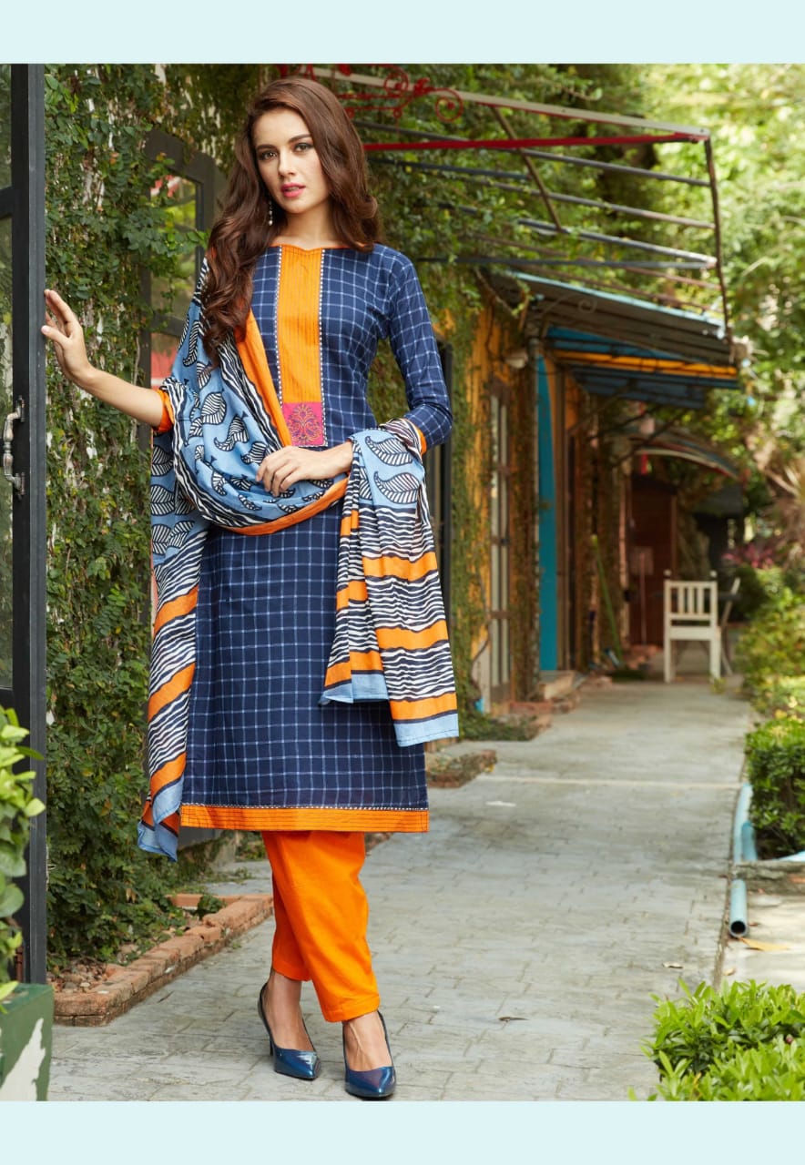 Zara By Kavya 01 To 10 Series Beautiful Suits Stylish Colorful Fancy Casual Wear & Ethnic Wear Pure Cotton Print Fantacy Top With Manual Work Dresses At Wholesale Price