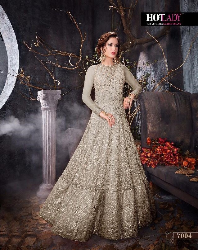 Zareena By Hot Lady Designer Bridal Wedding Collection Anarkali Suits Beautiful Stylish Colorful Fancy Party Wear & Occasional Wear Silk/ Net Dresses At Wholesale Price