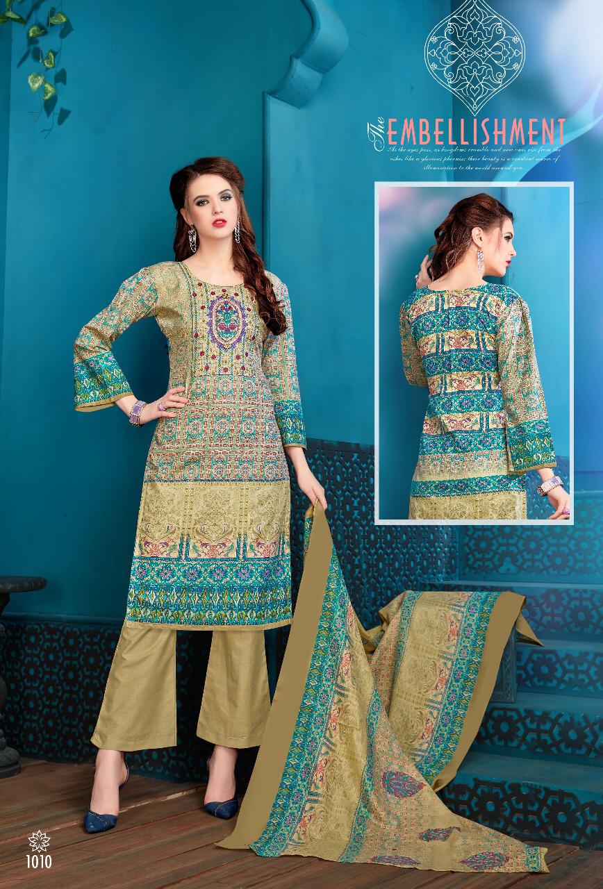 Zeenat By Pushti 1001 To 1010 Series Indian Traditional Wear Collection Beautiful Stylish Fancy Colorful Party Wear & Occasional Wear Cotton Printed Dress At Wholesale Price