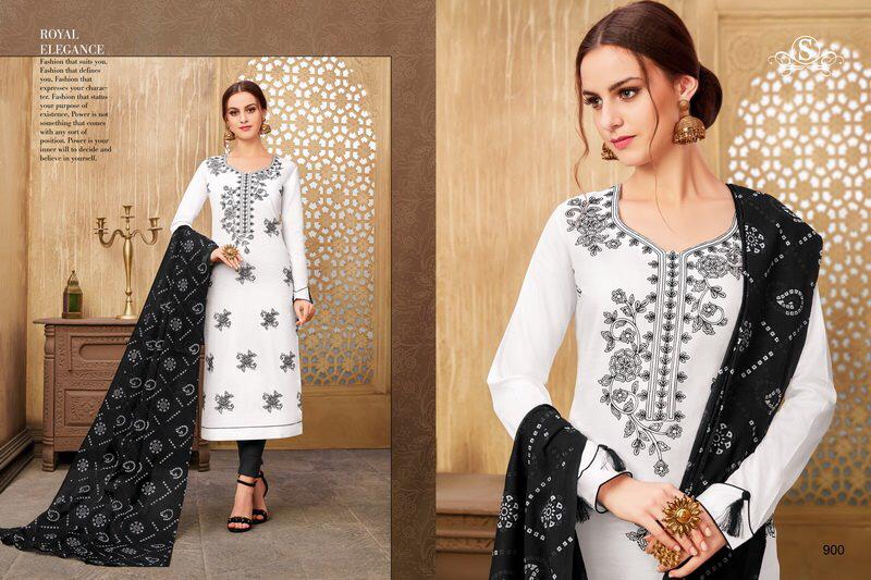 Zemira By Samaira Fashion 900 To 905 Series Beautiful Suits Colorful Stylish Fancy Colorful Casual Wear & Ethnic Wear Pure Cotton Jam Silk With Work Dresses At Wholesale Price