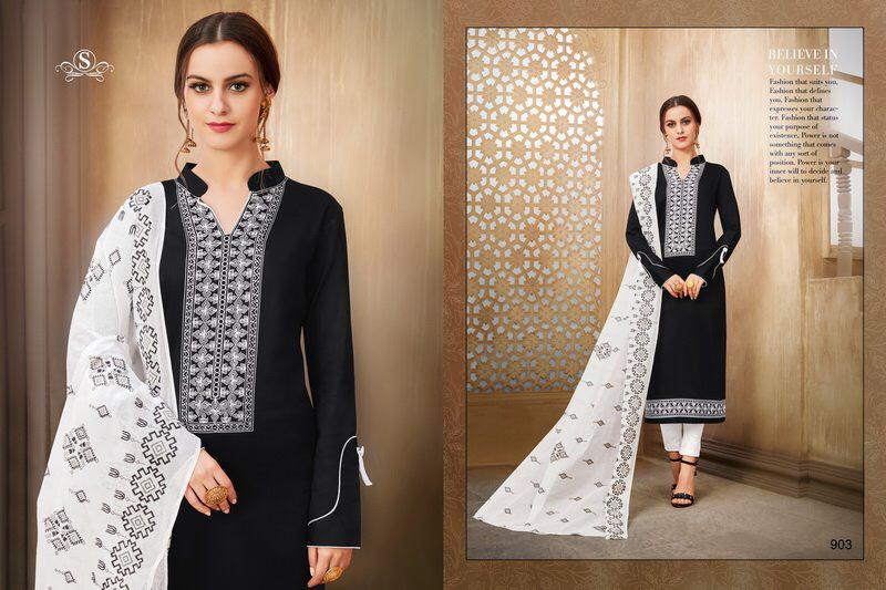 Zemira By Samaira Fashion 900 To 905 Series Beautiful Suits Colorful Stylish Fancy Colorful Casual Wear & Ethnic Wear Pure Cotton Jam Silk With Work Dresses At Wholesale Price
