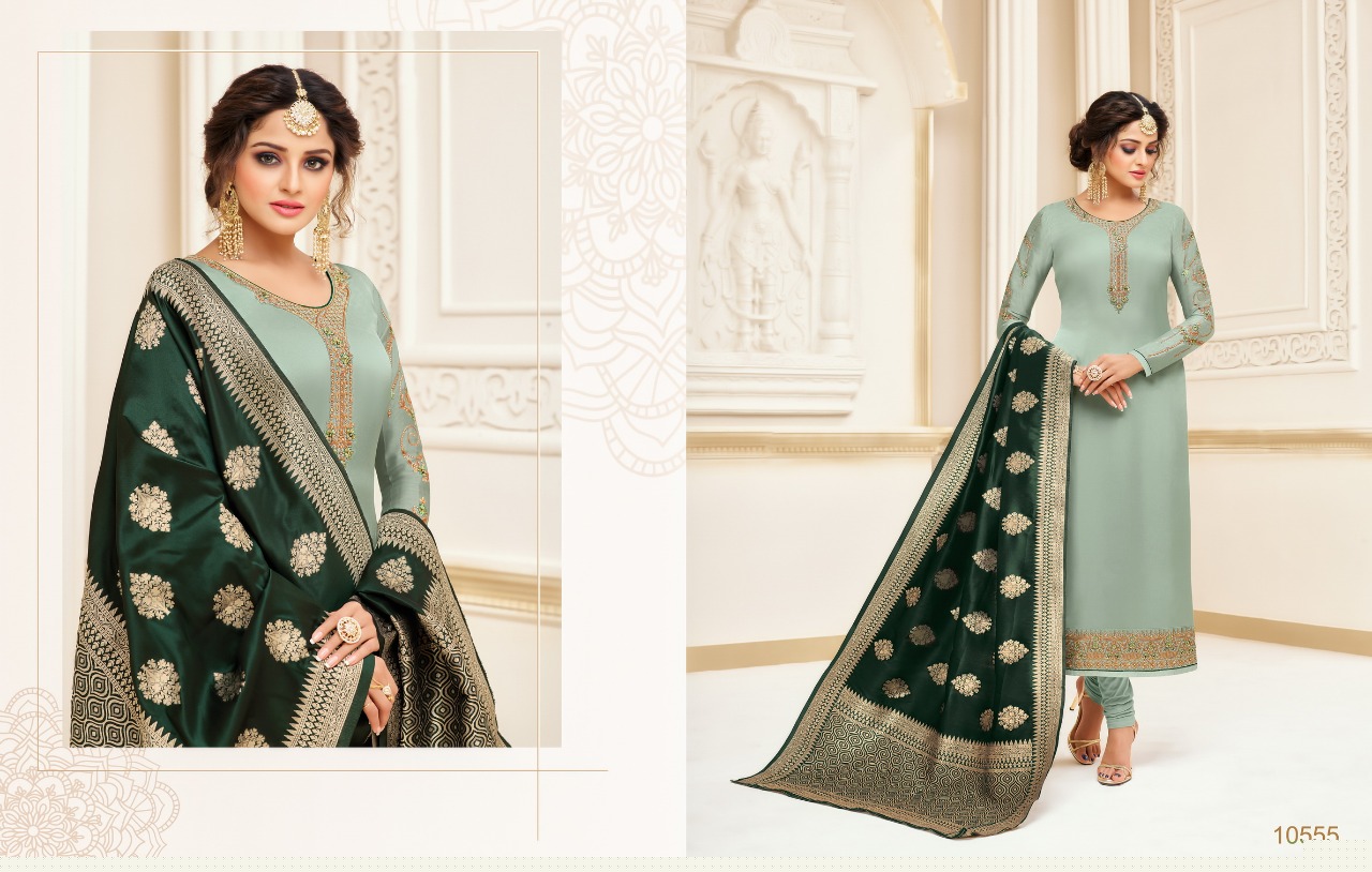 Zisa Vol-57 Hit List By Meera Trendz Designer Beautiful Colorful Fancy Casual Wear & Party Wear Georgette Embroidered Dresses At Wholesale Price