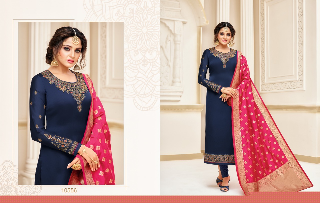 Zisa Vol-57 Hit List By Meera Trendz Designer Beautiful Colorful Fancy Casual Wear & Party Wear Georgette Embroidered Dresses At Wholesale Price