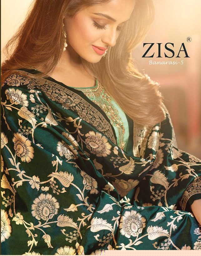 Zeesa Banarasi Vol-5 By Meera Trendz 10911 To 10918  Designer Suits Beautiful Stylish Fancy Colorful Party Wear & Ethnic Wear Georgette Silk With  Embrolidered Dresses At Wholesale Price