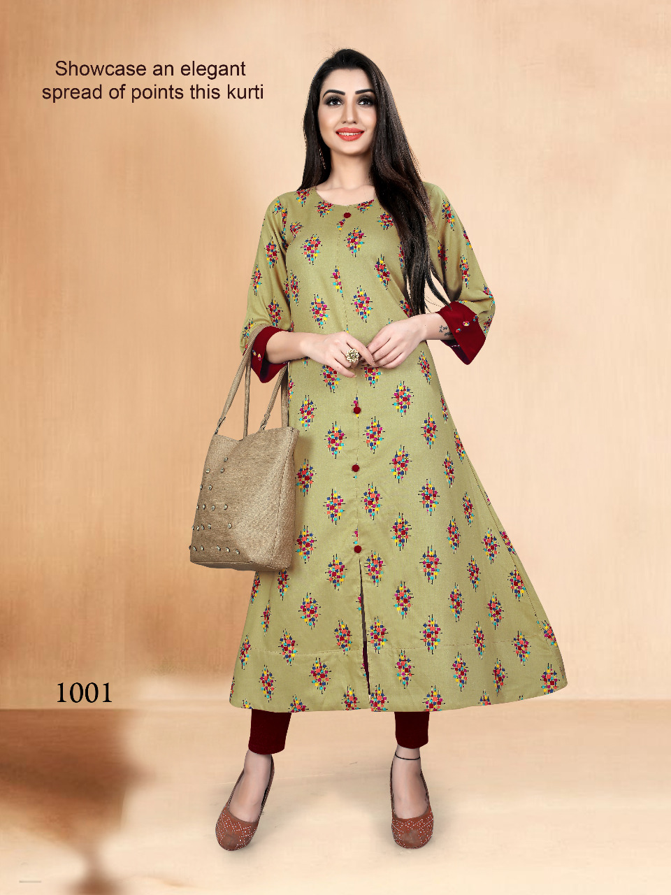 Ziva By Fs 1001 To 1005 Series Stylish Fancy Beautiful Colorful Casual Wear & Ethnic Wear Heavy Rayon Printed Kurtis At Wholesale Price