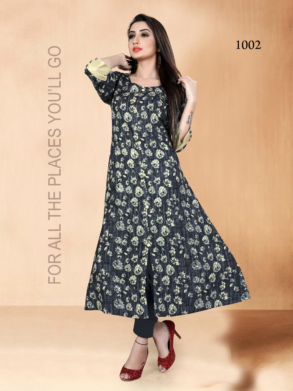 Ziva By Fs 1001 To 1005 Series Stylish Fancy Beautiful Colorful Casual Wear & Ethnic Wear Heavy Rayon Printed Kurtis At Wholesale Price