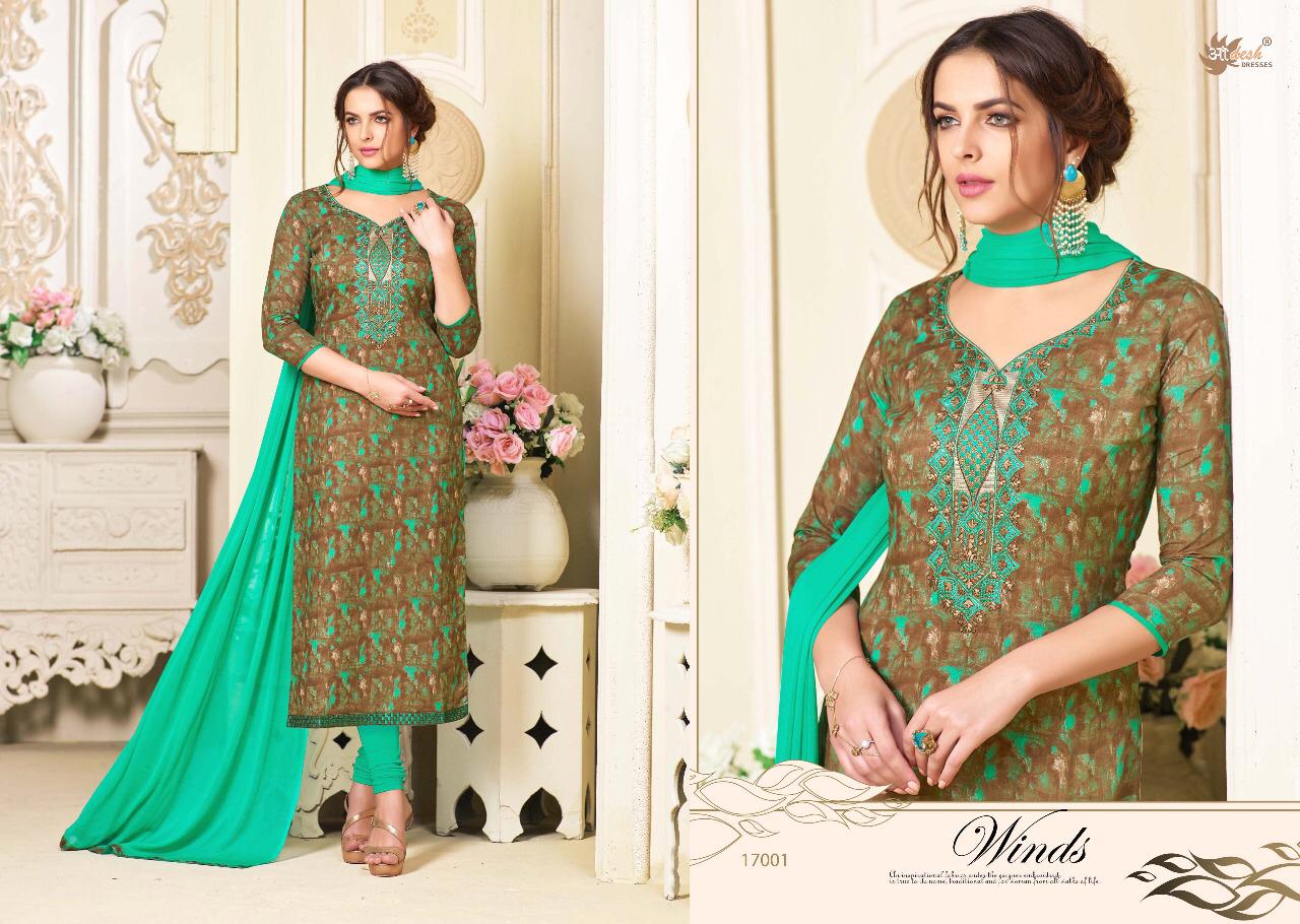 Sale Zyra Vol-17 By Aadesh Dresses 17001 To 17012 Series Indian Traditional Wear Collection Beautiful Stylish Fancy Colorful Party Wear & Occasional Wear Cambric Cotton With Printed Dress At Wholesale Price