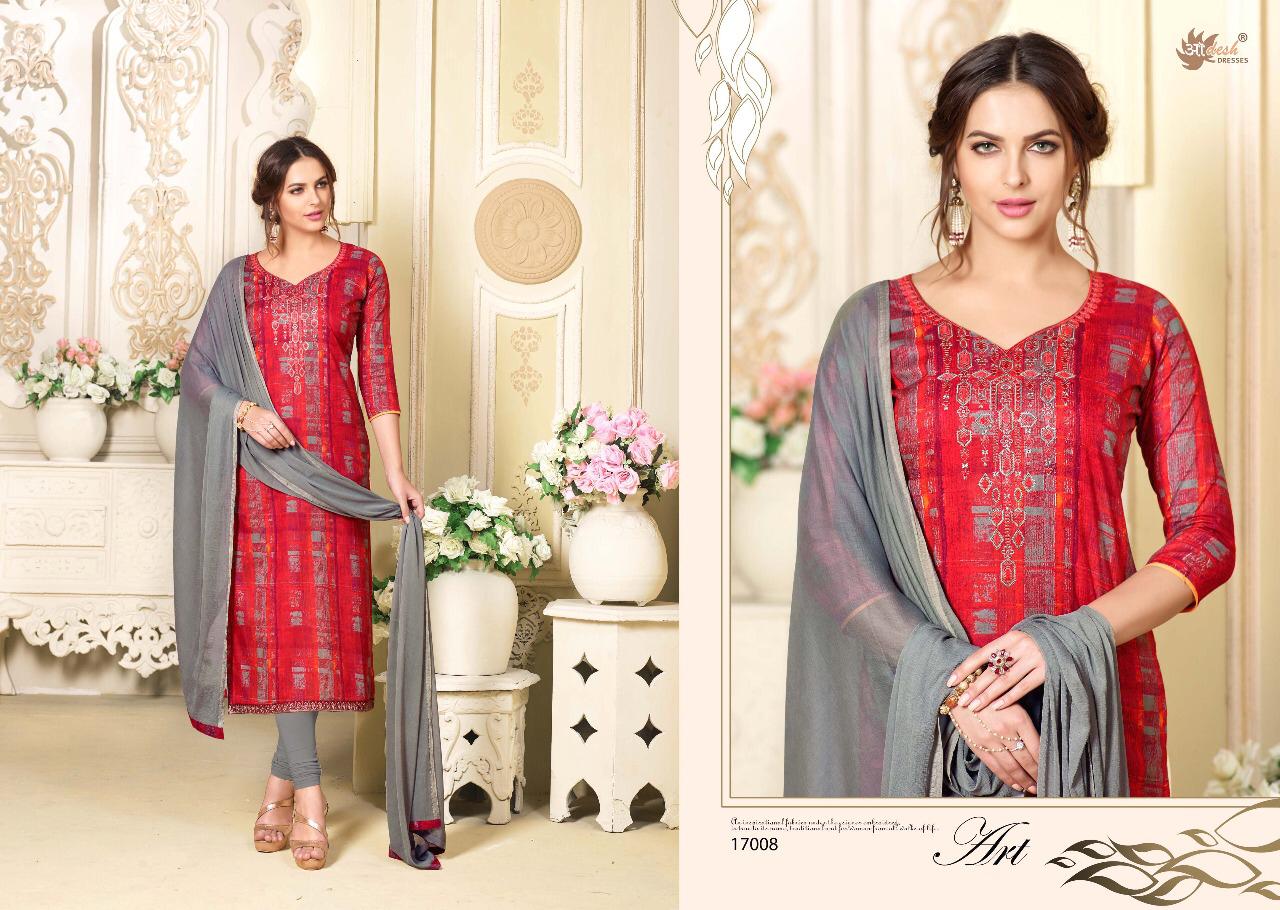 Sale Zyra Vol-17 By Aadesh Dresses 17001 To 17012 Series Indian Traditional Wear Collection Beautiful Stylish Fancy Colorful Party Wear & Occasional Wear Cambric Cotton With Printed Dress At Wholesale Price